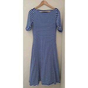 Lauren Ralph Lauren Striped Stretch Midi Dress